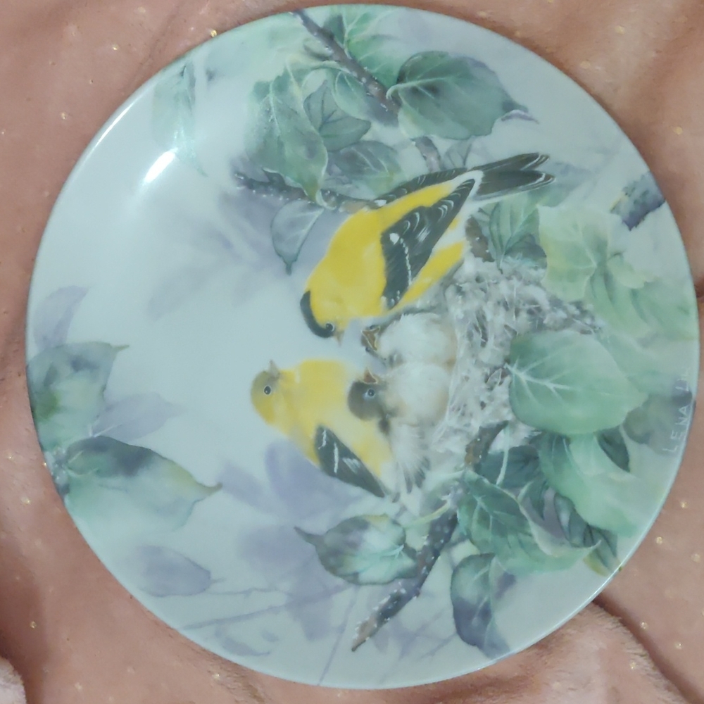 Lyrical beginnings bird plate